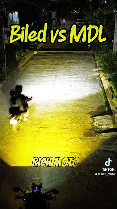 Biled versus mini driving lights #minidrivinglight #mdl #adv160