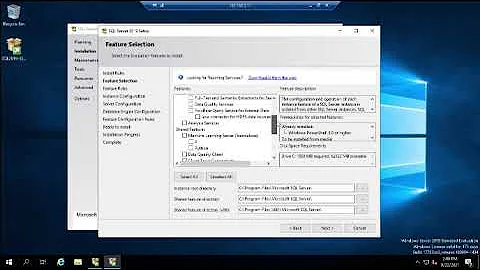 Installing SQL Server 2019