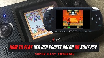 [PSP] How to Install NEO GEO POCKET Color Emulator on Sony PSP | FREE RacePSP! Tutorial 2022