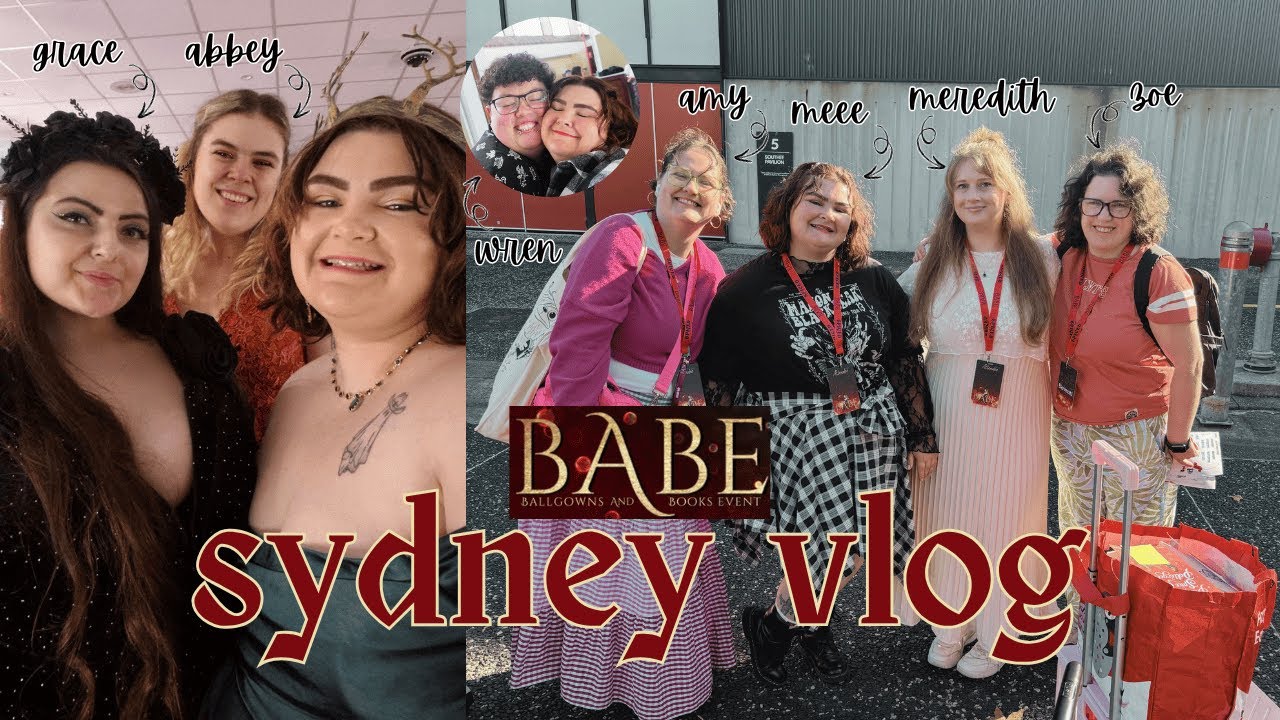 SYDNEY BOOKISH EVENT VLOG | BALLGOWNS AND BOOKS EVENT 2025