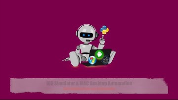 Robot Framework, Appium, WinAppDriver, AppiumForMac (Android/iOS/MAC/Windows Application Automation)