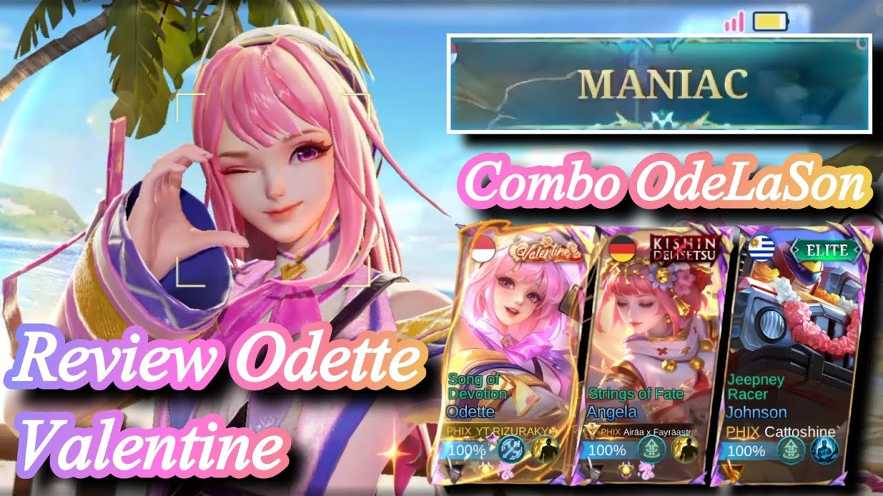 REVIEW ODETTE VALENTINE, COMBO 