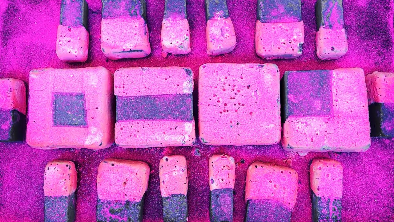 Pink pasted lovely greys | ASMR | Gym Chalk - YouTube