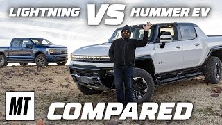 Comparison Test: GMC Hummer EV vs Ford F-150 Lightning | MotorTrend