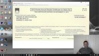 Today we discuss how to properly use a sales tax certificate. pay tax,
and stay above the law. thanks for checking out my channe...