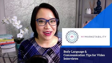 Video Interviews - Body language & Communication Tips (2020)