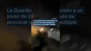 Detenido por atropello múltiple en una carrera ilegal