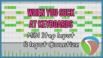 How To Use MIDI Step Input And Input Quantize in REAPER 5