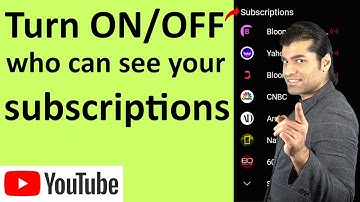 How to change your subscription privacy settings