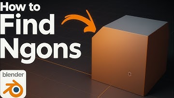 How to Find Ngons in Blender