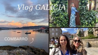 SANTIAGO DE COMPOSTELA, COMBARRO, HASTA PRONTO GALICIA , EL AVIÓN SALE CON RETRASO #caleña #miangel