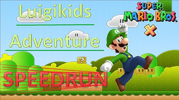 SMBX - Luigikids Adventure 1 & 2 Speedrun [No Death + 100%]