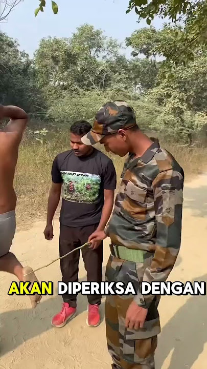 Gak Lolos karena bentuk kaki☠️❓ Seleksi tentara di India Sangat Unik