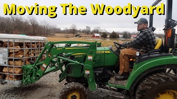 Moving the Woodyard and Cutting Lids for Our Firewood IBC Totes