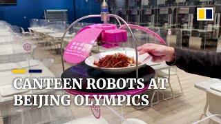 Canteen robots serve noodles at Beijing Olympic Winter Games