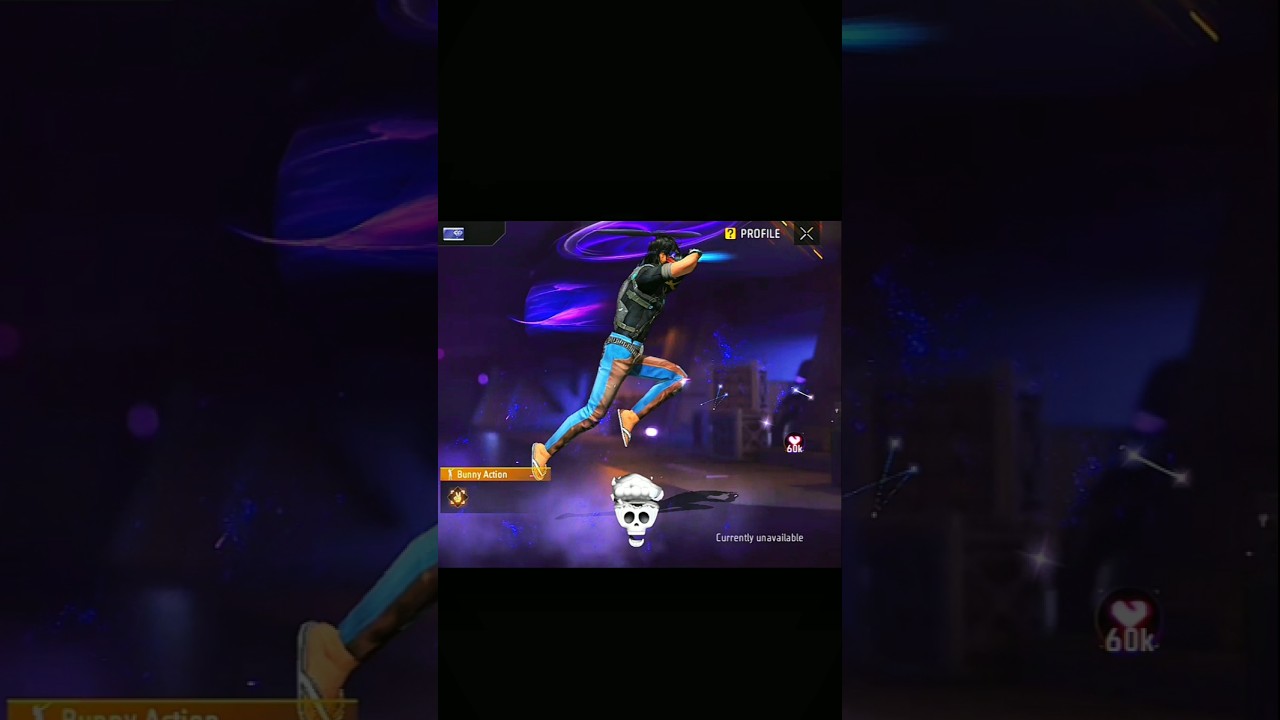 BUNNY ACTION Emote Preview in Free Fire 🐰🔥 | New Emote Showcase & Animation Look!