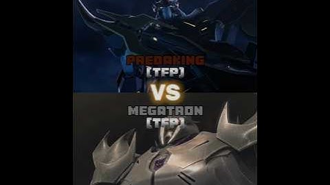 Predaking(TFP) vs Megatron(TFP)  #transformers#shorts