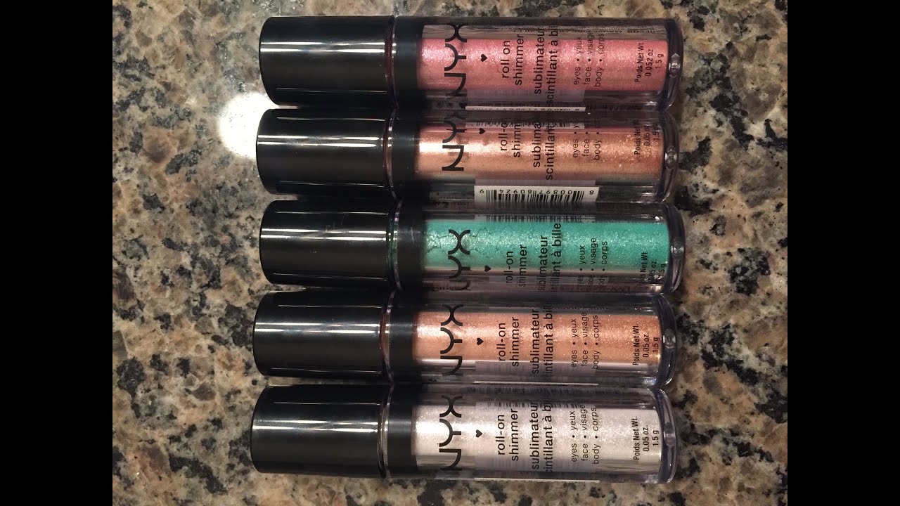 NYX roll on glitter