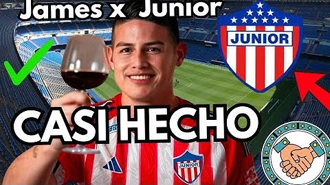 ATENCÍON!! 🚨 CASI HECHO!! JAMES RODRÍGUEZ AL JUNIOR DE BARRANQUILLA ¡ASI VA EL FICHAJE !!