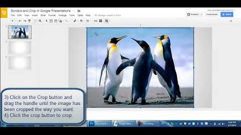 Borders and Crop Images in Google Presentations