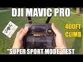 DJI Mavic Pro Jailbreak "Super Sport Mode"