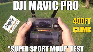 DJI Mavic Pro Jailbreak "Super Sport Mode"