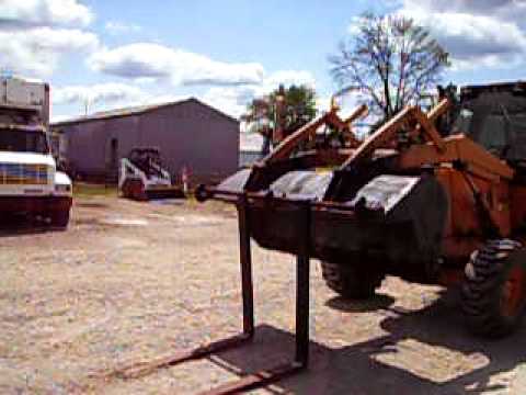 Case 580 Backhoe >> Hooking up the Forks to the Case 580 - YouTube Case 580 Backhoe >> Hooking up the Forks to the Case 580 - YouTube