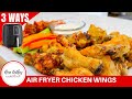 Air Fryer Chicken Wings | Buffalo, Garlic Parmesan, Lemon Pepper