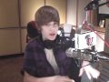 Justin Bieber at AMP Radio on Halloween 2009