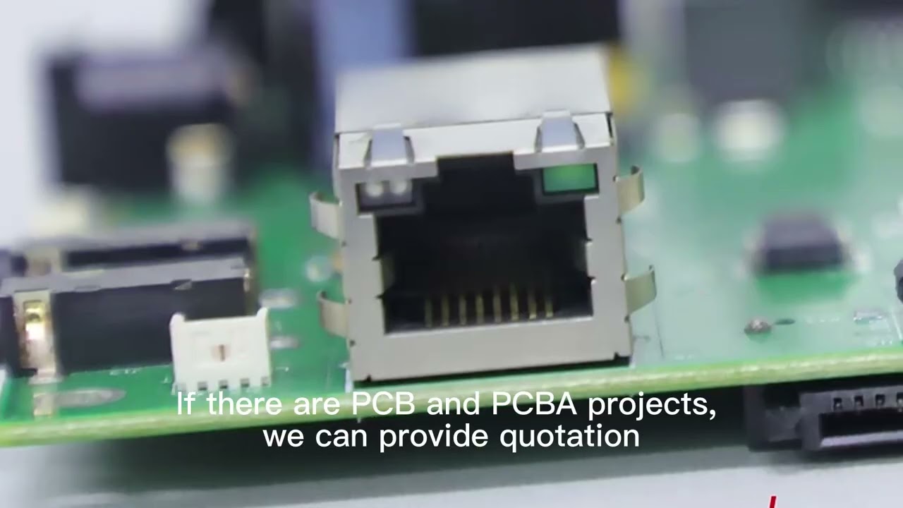 High quality monitor motherboard PCB production, PCBA assembly finished product