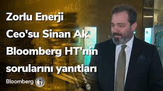 Zorlu Enerji Ceosu Sinan Ak Bloomberg Htnin Sorularını Yanıtladı - Piyasa Hattı  21.11.2022