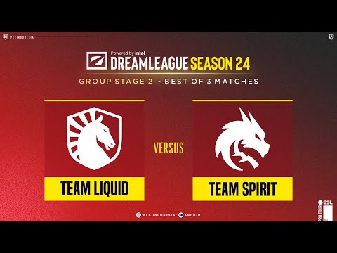 [Bahasa ID] Liquid VS Team Spirit - Group Stage 2 Bo3 - DreamLeague S24 @Dreamocell
