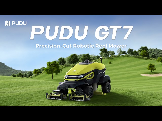 Introducing PUDU GT7: Precision-Cut Robotic Reel Mower💥