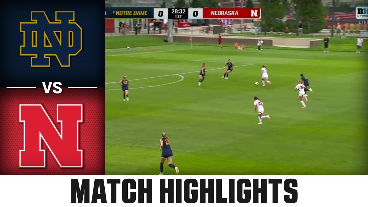 Notre Dame vs. Nebraska Match Highlights | 2026 ACC Women's Soccer