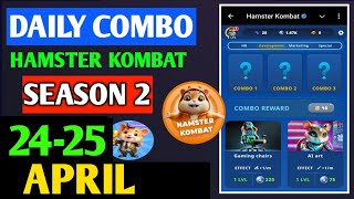 HAMSTER KOMBAT GAMEDEV DAILY COMBO | HAMSTER KOMBAT DAILY COMBO | 18-19 APRIL HAMSTER DAILY COMBO
