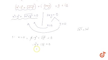 What is the number of distinct solutions of the equation `z^2+|z|=0` (where z is a complex numb...