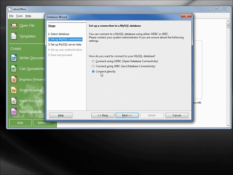 LibreOffice Base (82) Connect Directly with problem
