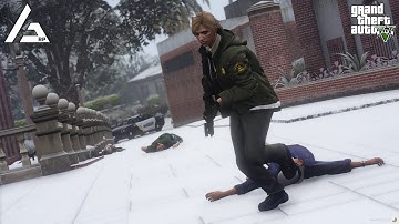 Mom Kate Faces Horror School Attack! -  GTA 5 Roleplay - ARP - 1383.