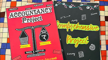 Comprehensive project of accounts - with gst transactions