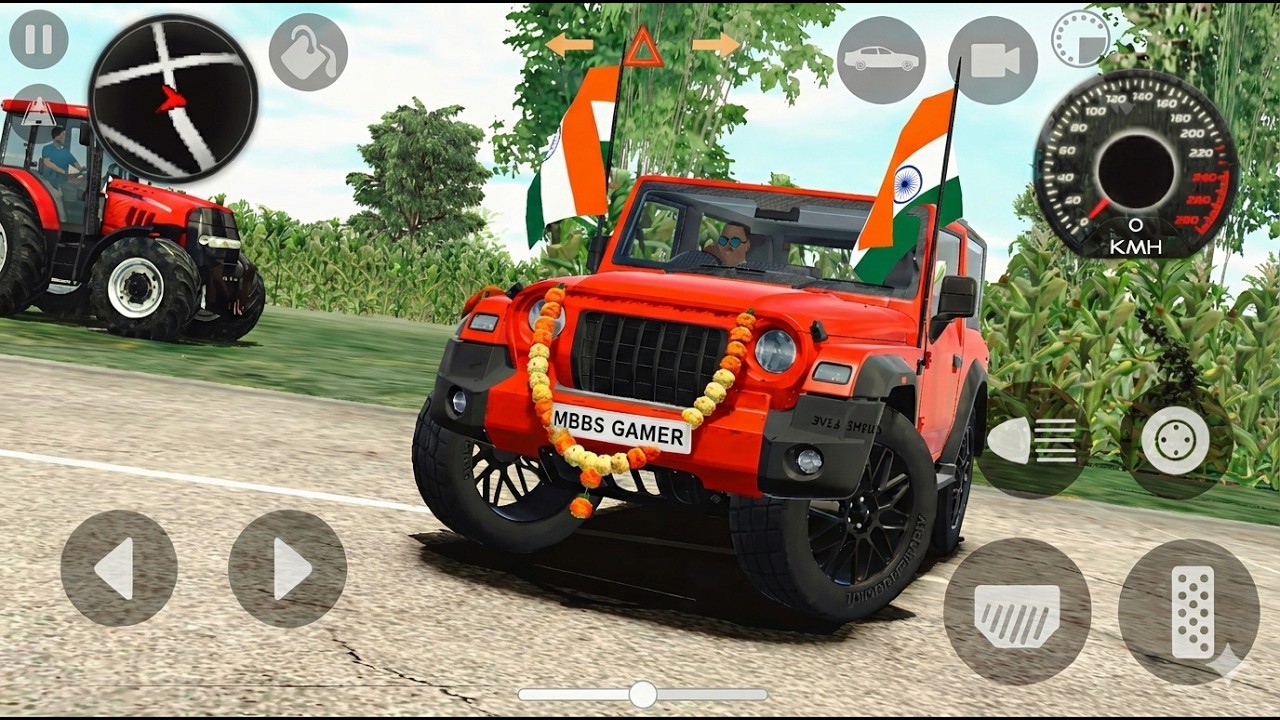indian Modified THAR Game Live | Off-Road King Ya Accident Machine? 😂2026#shortsfeed