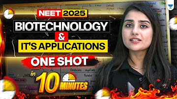🧬 Biotechnology & Its Applications One Shot in 10 Minutes ⚡ | NEET 2025 🔥 Seep Pahuja #seeppahuja