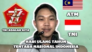 🇮🇩 TNI 🇲🇾 ATM (Angkatan Tentera Malaysia) | SPESIAL HUT TNI KE 77 , KISAH HUT TNI DI INDONESIA