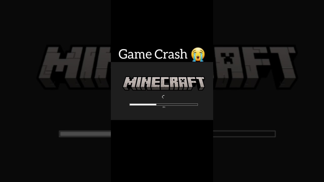 Minecraft Game Crash Problem😵‍💫