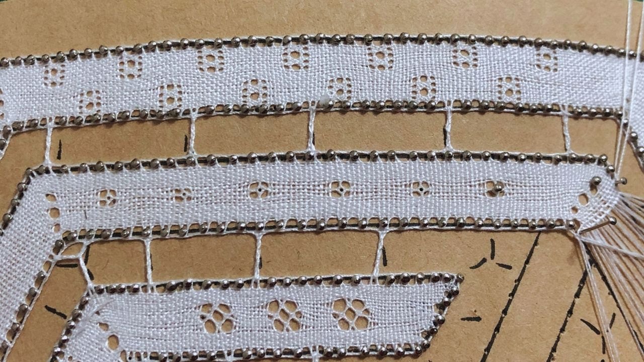 Crocetta di rete | Tombolo Tutorial