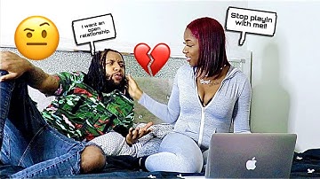 TELLING MY GIRLFRIEND I WANT AN OPEN RELATIONSHIP....(PRANK) TO SEE HOW SHE REACTS