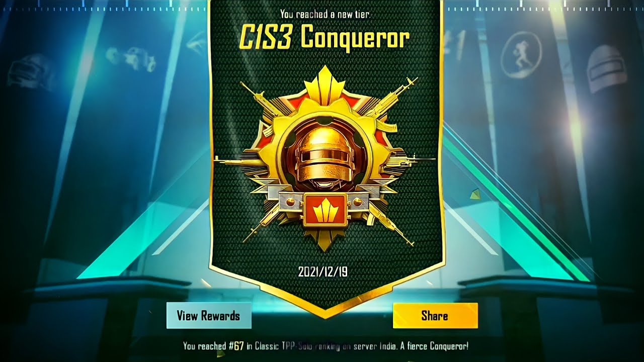 👉Finally Reached C1S3 Conqueror⚡ 