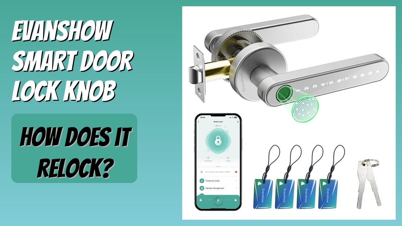 REVIEW (2026): Evanshow Smart Door Lock Knob. Features