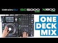 Denon dj sc5000  x1800 prime  one deck performance mix