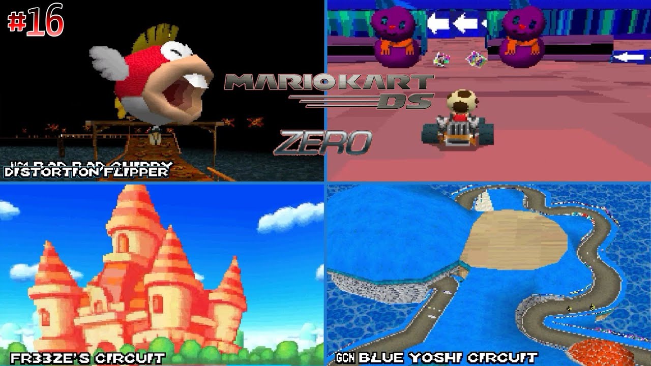 Mario Kart Zero: Mario Kart DS [NDS ROMHACK] (no commentary) I #16 - 100cc LiGHTNiNG CUP