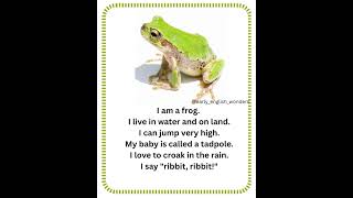 🐸 I Am a Frog! | Fun & Hoppy Learning for Kids! 💧🌿